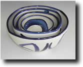 Click on thumbnails for larger images of Clay of Fundy Porcelain Bowls