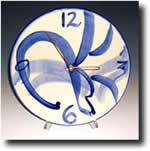 Click on thumbnails for larger images of Clay of Fundy hand built clocks