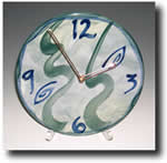 Click on thumbnails for larger images of Clay of Fundy hand built clocks