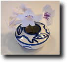 Click on thumbnails for larger images of Clay of Fundy hand thrown ikabana