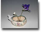 Click on thumbnails for larger images of Clay of Fundy hand thrown ikabana