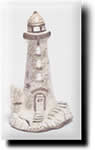 Click on thumbnails for larger images of Clay of Fundy raku lighthouse